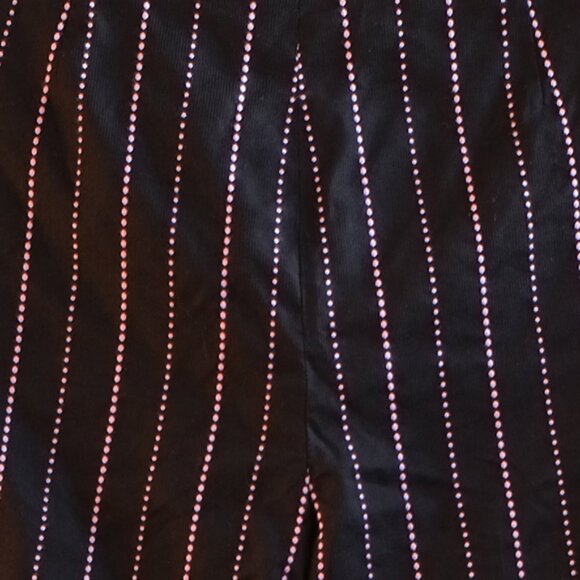 Carlisle black and pink dotted striped ankle grazer pants - Picture 5 of 9